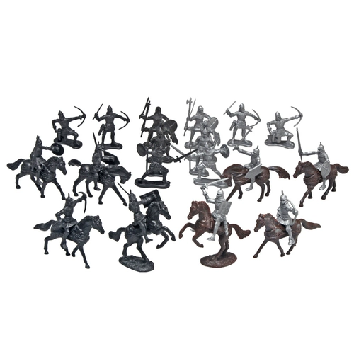Римская кавалерийская игрушка Древние военные солдаты -солдаты Shield Archers Archers Riding Knights War Horse Corse Cavalry Model