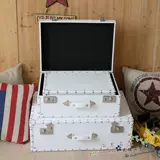 Ретро портативный стенд, белый реквизит для фотографии, черный чемодан для путешествий, простой и элегантный дизайн