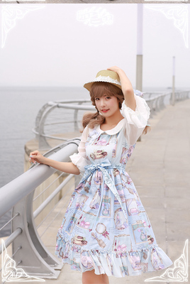 taobao agent Fairydream spot】National Brand LOLITA PINK UP Finny's dressing table daily cute OP