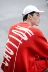NOTHOMME Triều thương hiệu in ấn phiên bản lỏng lẻo cardigan áo len knit fir coat Pháp đỏ nam giới và phụ nữ vài mô hình phong cách Hàn Quốc áo len cao cổ nam Cardigan