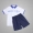 2019 mới đồng phục tiểu học Thâm Quyến phù hợp với quần short thể thao tay ngắn một hai ba bốn năm sáu lớp dịch vụ màu xanh - Đồng phục trường học / tùy chỉnh thực hiện