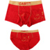 Caber kabali couple đồ lót 2018 mới đỏ đỏ năm sinh modal cotton nam boxer tóm tắt quần lót nữ cạp cao Cặp đôi