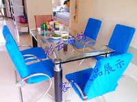 Синий замша большой стиль