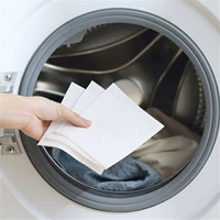 Стиральная машина сосающая бумага Смешанная одежда Анти -стайна 24 куска цветной всасывающая бумага против ткани цветовой ткани женские таблетки