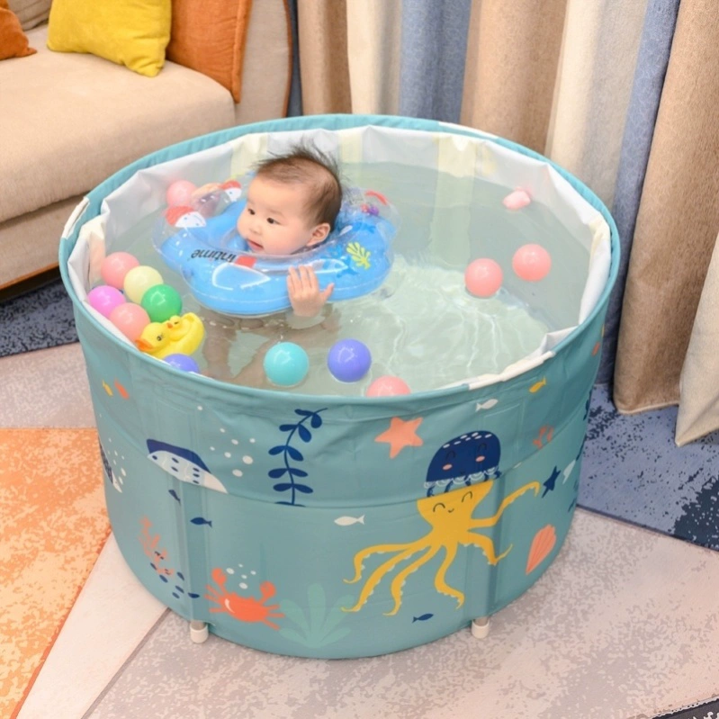Xô tắm trẻ em xô bơi cho bé trong nhà. Hồ bơi bồn tắm em bé hồ bơi nhà tắm cho trẻ sơ sinh - Bể bơi / trò chơi Paddle