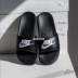 Bộ đếm chính hãng Nike Nike BENASSI Quan Zhilong với xu hướng dép 343880-090-100 - Dép thể thao Dép thể thao