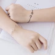Xu hướng gió tam giác rỗng hình dạng hình học mở vòng đeo tay vòng đeo tay nữ tính khí đơn giản ngày cá tính vòng đeo tay Hàn Quốc