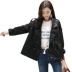 2018 mùa xuân và mùa thu mới da xe gắn máy áo khoác ngắn da nhỏ áo khoác nữ áo khoác Hàn Quốc phiên bản của lỏng pu da bf gió là mỏng