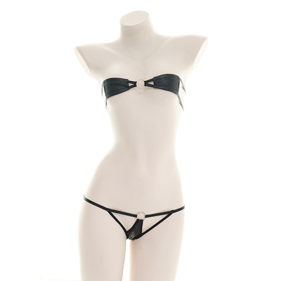 【撩汉出品】性感绝了~超小皮革比基尼套装绑带内衣私房家居服-淘宝网 【撩汉出品】性感绝了~超小皮革比基尼套装绑带内衣私房家居服-淘宝网