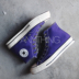 Converse Converse 1970s Hoàng đế tím cao giúp đỡ thấp giúp Giày vải cao cấp màu tím tiêu chuẩn Samsung 162366C - Plimsolls giày the thao nữ hàn quốc Plimsolls