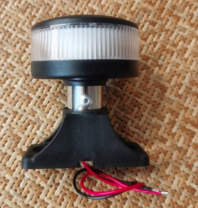 Navigation light, LED yacht, 2v, 5W, 70mm, clips included
