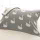 ★ 3 -layer Pillow Поклоновое полотенце -Swan Grey