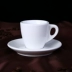 Cốc cà phê và đĩa đặt gốm dày Ý đôi cô đặc đậm đặc thêm 60 ml tách trà nóng tùy chỉnh LOGO - Cà phê Cà phê
