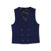 IsirHonour ban đầu của Anh mỏng phần kẻ sọc màu xanh đôi vest ngực châu Âu và Mỹ retro Slim vest nam thủy triều - Dệt kim Vest Dệt kim Vest