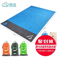 Picnic mat ẩm pad bãi biển ngoài trời mat lều mat không thấm nước bãi cỏ di động mat dã ngoại vải - Thảm chống ẩm / Mat / Gối thảm mút xốp lót sàn