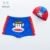 Trẻ em của bơi lội thân trai bé trai 3-5-6 tuổi dễ thương superman boy boxer bơi thân trong các trẻ em lớn chuyên nghiệp thiết bị bơi quần bơi trẻ em Bộ đồ bơi của Kid