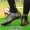 C giày bóng đá sát thủ C Romesi móng tay nam gãy tf móng tay dài ag sinh viên trẻ em màu đen giày thể thao cao cấp hàng đầu phụ nữ - Giày bóng đá
