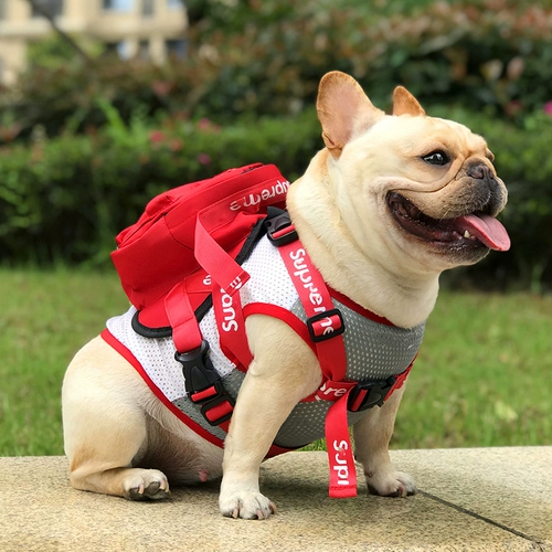 Рюкзак собаки Pet tide Dog из рюкзака из рюкзака, Тедди сражается с дай -ду -доу золотым мао Сюенари из школьной сумки