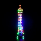 Электронный комплект DIY Электронный тренировочный сварочный сварка легкий куб Guangzhou Tower Music Spectrum Светодиодный свет