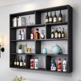 Винный шкаф вино висящий настенный ресторан ресторан ресторан ресторан ресторан ресторан на стене Простая красная винная стойка