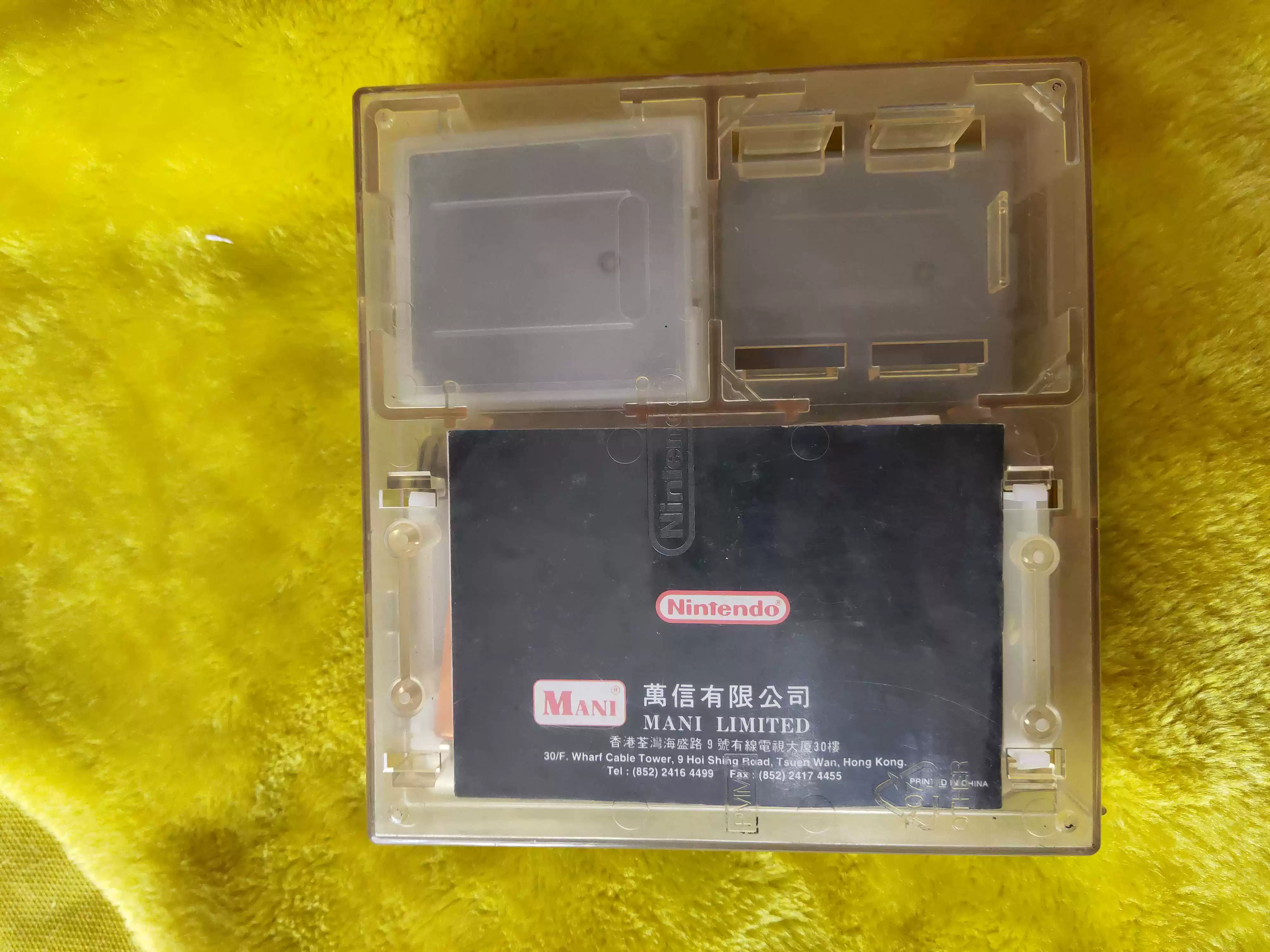 Переносная игровая карта Nintendo GB Gameboy версия Wanxin Hong Kong прозрачная коробка
