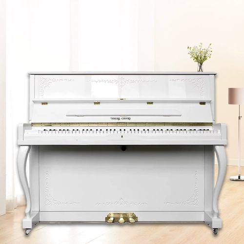 Корея второе -ручное пианино yingchang U121 Белый фортепиано звучит хорошо, а хорошее вертикальное выступление на фортепиано по всей стране