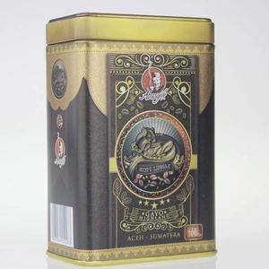 [abusyik野生麝香猫屎咖啡豆/粉印尼原装进口巴厘岛铁罐带证书100g]