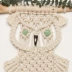 Owl Tấm Thảm Gói Vật Liệu Gửi Hướng Dẫn Ins Phong Cách Nổ Tấm Thảm Dòng Macrame Handmade Tấm Thảm Dây Bện Dòng
