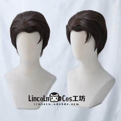 taobao agent LINCOLN Detroit I want to be a bionic people Conner brown coffee cos wigs of the character back of short hair