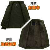 Хлопок зимой плюс тактическое тактическое платье пенсионного платья