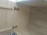 Шкаф с твердым деревом, шкаф, сосновая древесная простота настроена на шкаф шкаф