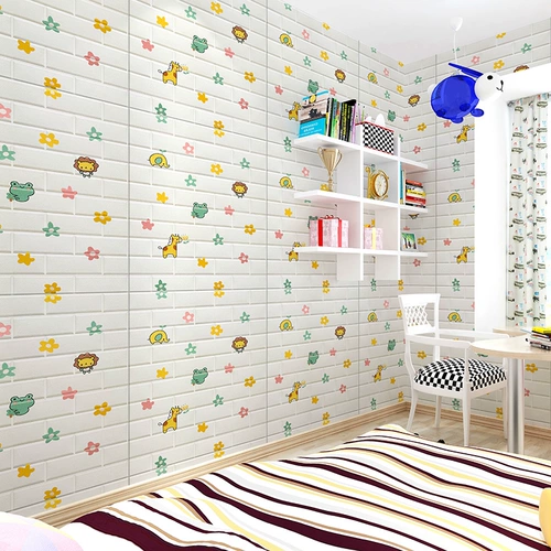 Детская лента для домашнего использования, поролоновый защитный настенный коврик, защитная сумка для кровати, защита от столкновений