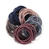 Черный аксессуар для волос, простой чехол, универсальная резинка для волос, в корейском стиле, семейный стиль, Южная Корея