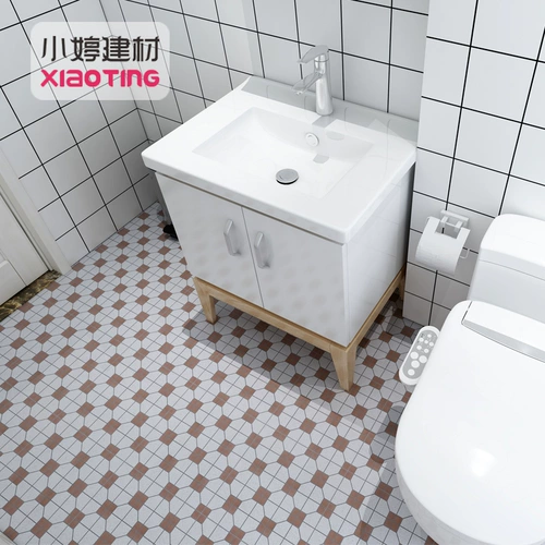 Гонконг -стиль ретро -мозаичная плитка 300x300 кухонная туалетная плит