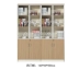 Nội thất văn phòng tủ hồ sơ tủ sách gỗ với khóa dữ liệu tủ hồ sơ tủ văn phòng tủ kính cửa có thể được tùy chỉnh tủ bàn làm việc Nội thất văn phòng