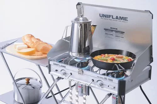 Spot Japan Uniflame Double-Hapace Furnace Двойная газовая печь US-1900 открытые кемпинговые лагерь для кемпинга