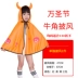 makeup halloween đơn giản Halloween Trẻ Em Trang Phục Bé Trai Cos Quần Áo Quỷ Áo Choàng Áo Mẫu Giáo Cosplay Sừng Áo Choàng Nữ phù thuỷ halloween Trang phục haloween