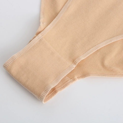 Танец -специфический нижнее белье для взрослых профессиональных мяса -мясо -коричневого хлопчатобумажного балета соединяет скрытые высокие трусики с высоким уровнем тестирования