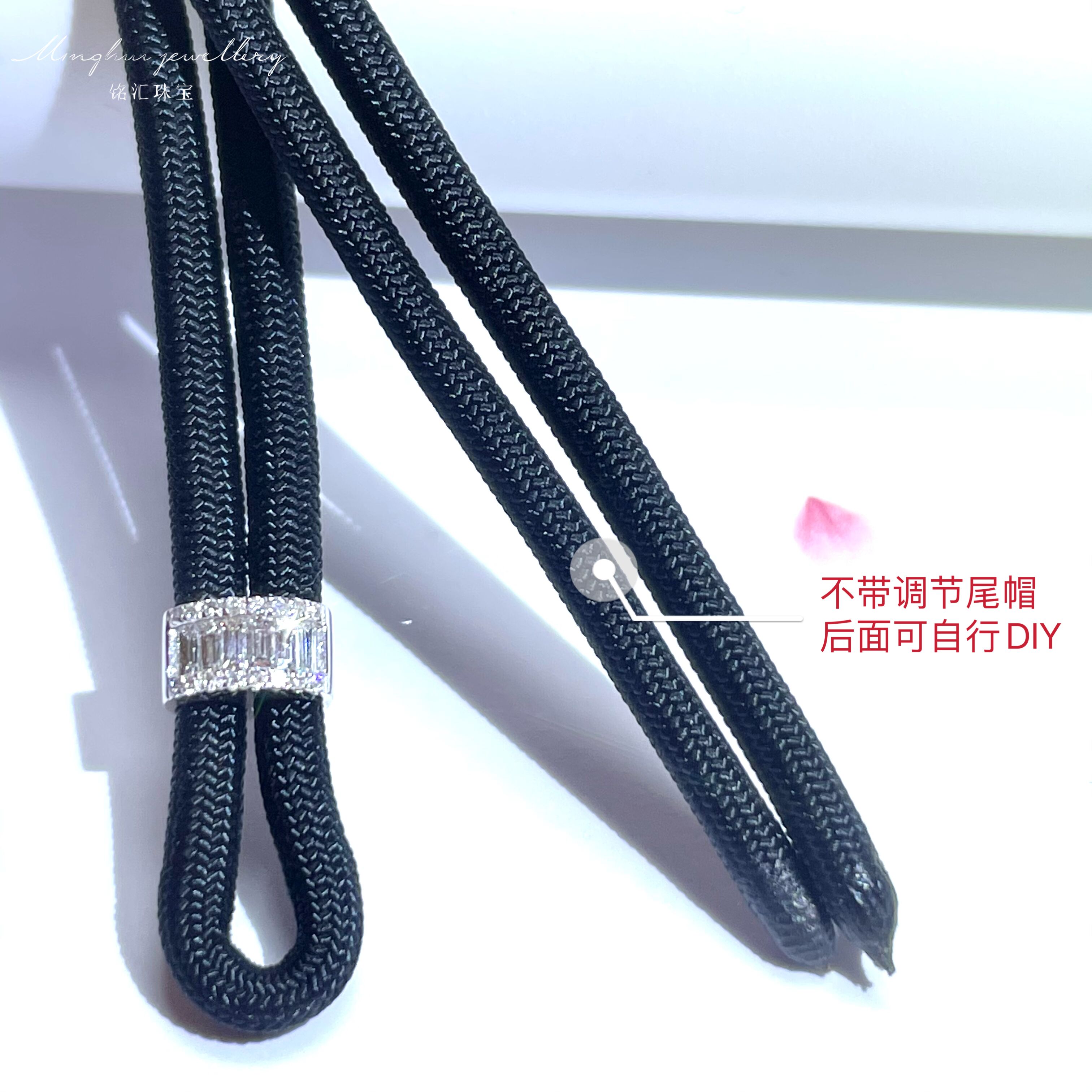 18K Platinum T Square Drill & Upgrade Tail Cap Without SectionHot money 18 karat gold  South Africa Diamonds Emerald Jade article Jewellery chain Men's and women's money Versatile Lanyard Pendants AU750