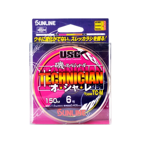Sunline Sangase Техник TC-M Half Poed Rock Fishing Line пять цветов