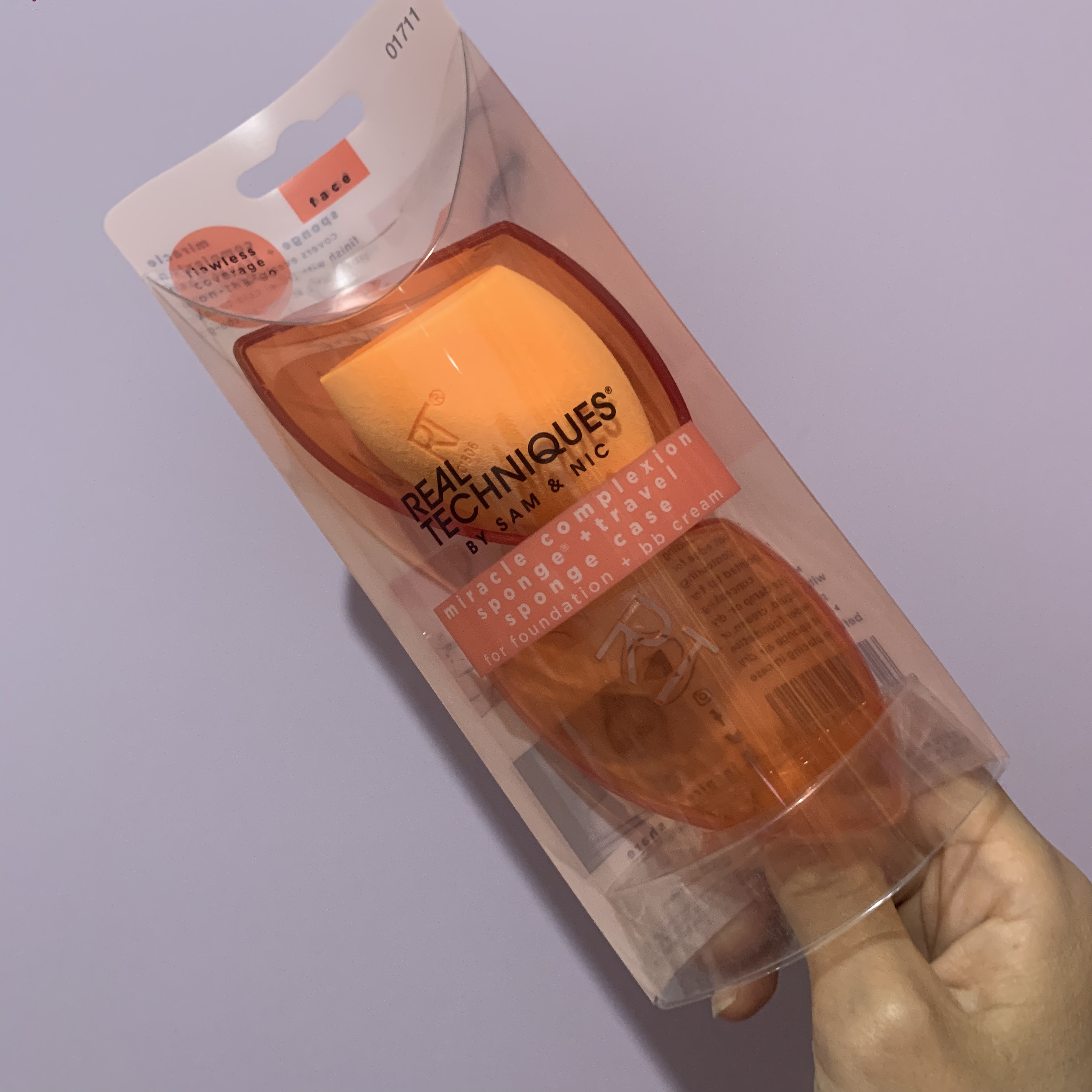 Orange One With Storage BoxRt Beauty egg Real Techniques Diamonds Make up Sponge Powder puff Dry wet dual purpose No powder Make up eggs