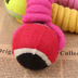 Thú cưng màu kẹo mới Bảy vòng Cotton Rope Tennis Dog Toy Molars Bites Cat Đồ chơi - Mèo / Chó Đồ chơi đồ chơi cho cún Mèo / Chó Đồ chơi