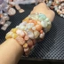 Cherry Blossom Agate Bracelet Mặt dây chuyền Vòng tay Hoa hồng Mặt dây chuyền Mặt dây chuyền Dâu tây Aquamarine