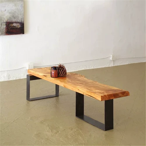 Nordic Loft Home -IN -более твердый деревянный табурет для обуви творческий ретро -ретро -индустрия