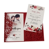 Приглашение 2022 Свадебное приглашение Письмо Европейское творческое и усовершенствованное индивидуальное свадебное свадебное банкетное банке