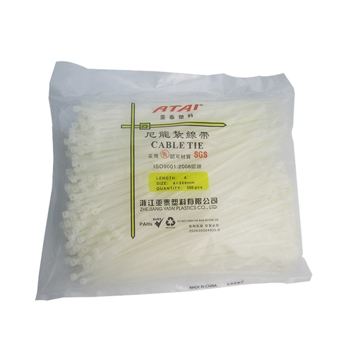 4200 Yatai Plastic Self -Locking Nylon Tie Tie Line с пучками линии 500/пакет ширины 3.1