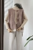 Dưa hấu Trang chủ Màu cam Mùa thu và mùa đông Hàn Quốc của bộ lông dày ấm áp một chiếc áo khoác vest nữ không tay - Áo vest Áo vest