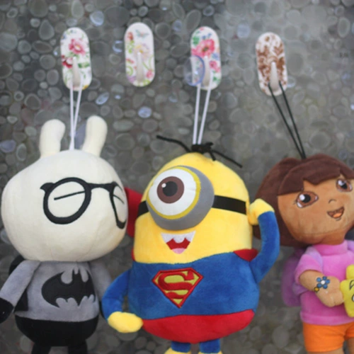 Бесплатная доставка без следов, шляп, крючков, прочных дверей, крючков пластиковых стен, разных предметов, садовых цветочных крючков