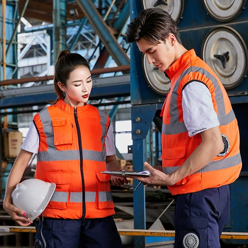 Летний охлаждающий светоотражающий жилет, вентилятор, наука и технология