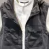 2017 mùa thu mới màu rắn casual knit vest nam quần áo gió pocket hoang dã xu hướng Hàn Quốc phiên bản của áo trùm đầu áo khoác len nam trung niên Dệt kim Vest